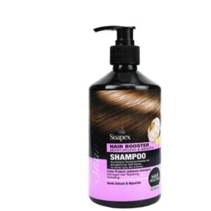Soapex Hair Booster Shampoo 500ml – Hair Growth & Moisture with Garlic Extract